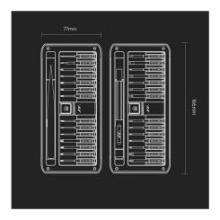 Отвертка Xiaomi JIMIHOME 30in1 Black Фото 3
