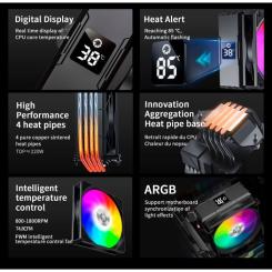 Кулер для процессора Gamemax Sigma 520 Digital BK Фото 8