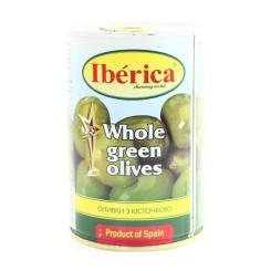 Овощная консервация Iberica Оливки зеленые с косточкой 420 г Фото 1