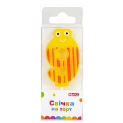 Свеча Maxi "9" 4,5 см, на торт Фото