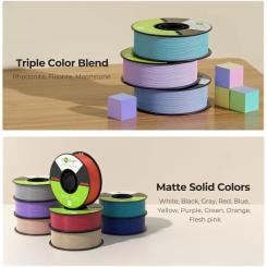 Пластик для 3D-принтера Creality Soleyin matte 1кг, 1.75мм, black Фото 3