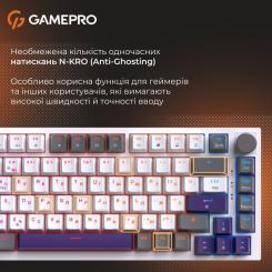 Клавиатура GamePro Genesis Warden MK160P Outemu Swithes USB White-Gre Фото 8