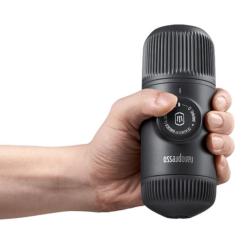 Кофеварка кемпинговая Wacaco Nanopresso з чохлом сіра Фото 5