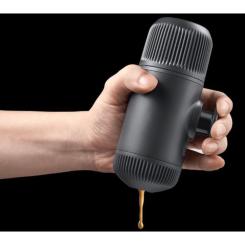 Кофеварка кемпинговая Wacaco Nanopresso з чохлом сіра Фото 7