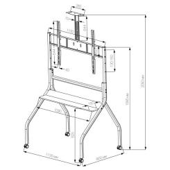 Стойка презентационная Vinga TFS-W1216B1 Фото 11