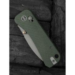 Нож Weknife Banter 2, Green Mikarta, Stonewash Фото 9