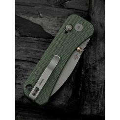 Нож Weknife Banter 2, Green Mikarta, Stonewash Фото 6