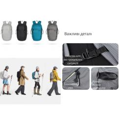 Рюкзак туристический Naturehike CNK2450XB023, 20 л, синій Фото 6