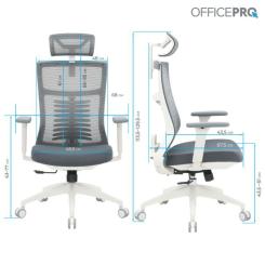 Офисное кресло OfficePro Balance OC550-W-DG-DG Фото 10