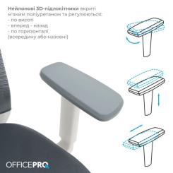 Офисное кресло OfficePro Balance OC550-W-DG-DG Фото 5