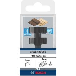 Фреза Bosch Professional гребневая, Std, S8, D25, L5 Фото 1