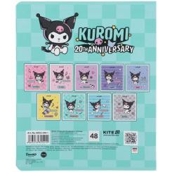Тетрадь Kite предметная Kuromi 48 листов, клетка, геометрия Фото 6