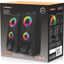 Акустическая система REAL-EL S-107 USB Black Фото 8
