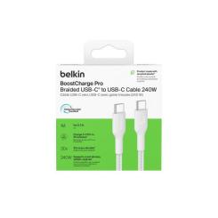 Дата кабель Belkin USB-C to USB-C 1.0m 240W white Фото 2