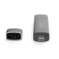 Считыватель флеш-карт Digitus USB-C/USB 3.0 SD/MicroSD Фото 4