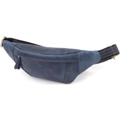 Сумка Shvigel З натуральної шкіри Синя Фото