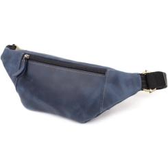 Сумка Shvigel З натуральної шкіри Синя Фото 1