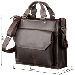 Сумка Shvigel Кожаная Коричневая Фото 2