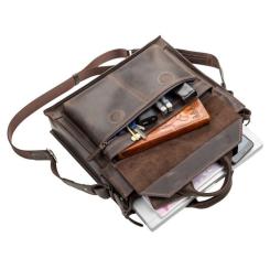 Сумка Shvigel Кожаная Коричневая Фото 5