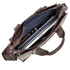 Сумка Shvigel Кожаная Коричневая Фото 6