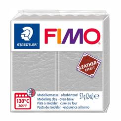 Пластика Fimo Leather-effect, Сірий, 57 гр Фото