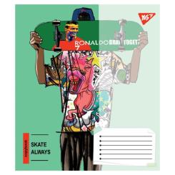 Тетрадь Yes Skate is always А5 60 аркушів клітинка Фото 3