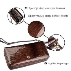 Кошелек ST Leather Коричневий Фото 3