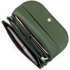 Кошелек ST Leather Из кожи Зеленый Фото 4