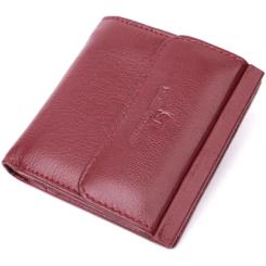 Кошелек ST Leather З натуральної шкіри Бордовий Фото