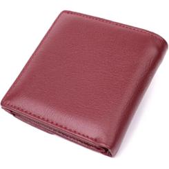 Кошелек ST Leather З натуральної шкіри Бордовий Фото 1