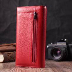 Кошелек ST Leather Из натуральной кожи Красный Фото 9