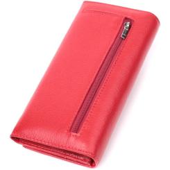 Кошелек ST Leather Из натуральной кожи Красный Фото 1