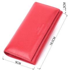 Кошелек ST Leather Из натуральной кожи Красный Фото 3