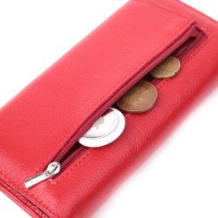 Кошелек ST Leather Из натуральной кожи Красный Фото 7