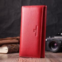 Кошелек ST Leather Из натуральной кожи Красный Фото 8