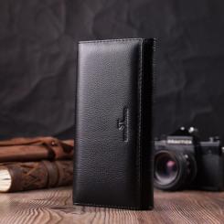 Кошелек ST Leather З натуральної шкіри Чорний Фото 8