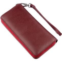 Кошелек ST Leather Темно-червоний Фото 1