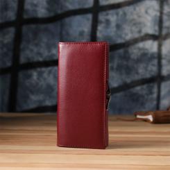 Кошелек ST Leather Из натуральной кожи Бордовый Фото 9