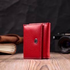 Кошелек ST Leather З натуральної шкіри Червоний Фото 7