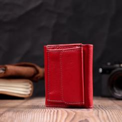Кошелек ST Leather З натуральної шкіри Червоний Фото 8