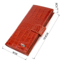 Кошелек Canpellini Из натуральной кожи Рыжий Фото 2