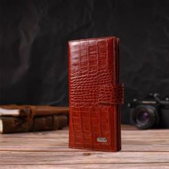 Кошелек Canpellini Из натуральной кожи Рыжий Фото 7