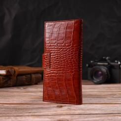 Кошелек Canpellini Из натуральной кожи Рыжий Фото 8