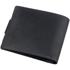 Портмоне Grande Pelle В винтажном стиле Черное Фото 1