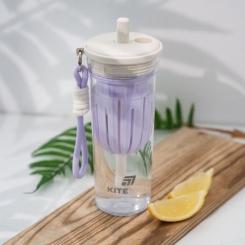 Бутылка для воды Kite 650 мл, біло-ліловий Фото 9