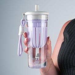 Бутылка для воды Kite 650 мл, біло-ліловий Фото 6