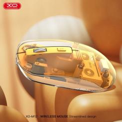 Мышка XO M12 Wireless Transparent/Yellow Фото 5