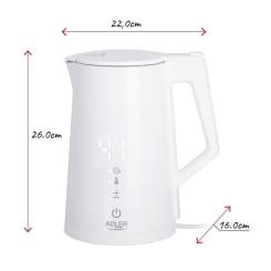 Электрочайник Adler AD 1345 white Фото 6
