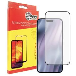 Стекло защитное Dengos Full Glue iPhone 17 Air Black Фото