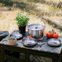 Набор туристической посуды Tribe Compact Set сталевий Фото 10